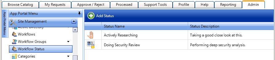 Workflow Status